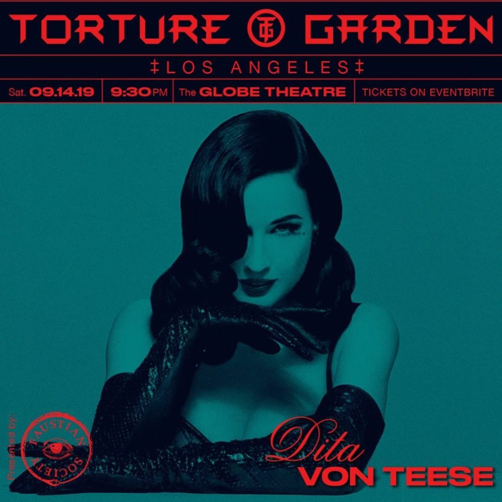 Dita Von Teese to Host Torture Garden LA